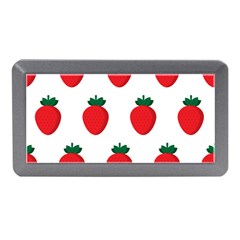 Fruit Strawberries Red Green Memory Card Reader (mini) by Mariart