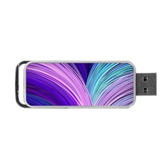 Color Purple Blue Pink Portable Usb Flash (two Sides) by Mariart