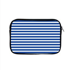 Horizontal Stripes Dark Blue Apple Macbook Pro 15  Zipper Case by Mariart