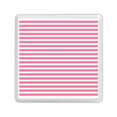 Horizontal Stripes Light Pink Memory Card Reader (square)  by Mariart