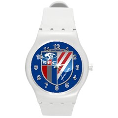Shanghai Greenland Shenhua F C  Round Plastic Sport Watch (m) by Valentinaart