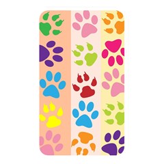 Colorful Animal Paw Prints Background Memory Card Reader by Simbadda