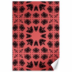 Digital Computer Graphic Seamless Patterned Ornament In A Red Colors For Design Canvas 20  X 30   by Simbadda