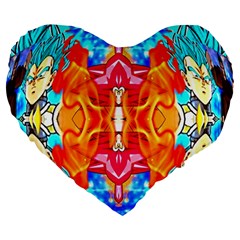 Dragonball Super 1 Large 19  Premium Heart Shape Cushions by 3Dbjvprojats