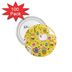 Cute Easter Pattern 1 75  Buttons (100 Pack)  by Valentinaart