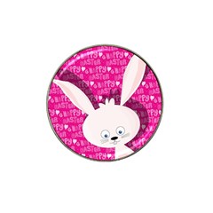 Easter Bunny  Hat Clip Ball Marker (4 Pack) by Valentinaart
