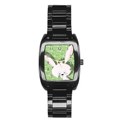 Easter Bunny  Stainless Steel Barrel Watch by Valentinaart