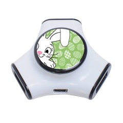 Easter Bunny  3-port Usb Hub by Valentinaart