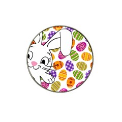 Easter Bunny  Hat Clip Ball Marker (4 Pack) by Valentinaart