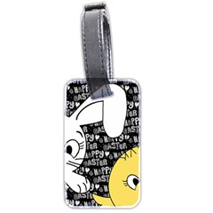 Easter Bunny And Chick  Luggage Tags (two Sides) by Valentinaart