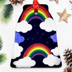 Rainbow Animation Bell Ornament (two Sides) by Nexatart
