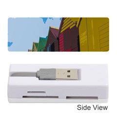 Brightly Colored Dressing Huts Memory Card Reader (stick)  by Nexatart