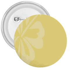 Hibiscus Custard Yellow 3  Buttons by Mariart