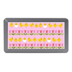 Easter - Chick And Tulips Memory Card Reader (mini) by Valentinaart