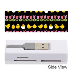 Easter - Chick And Tulips Memory Card Reader (stick)  by Valentinaart