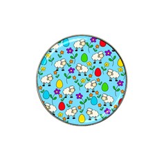 Easter Lamb Hat Clip Ball Marker (4 Pack) by Valentinaart