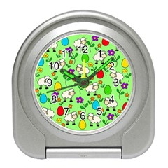 Easter Lamb Travel Alarm Clocks by Valentinaart