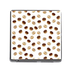 Donuts Pattern Memory Card Reader (square) by Valentinaart