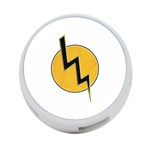 Lightning bolt 4-Port USB Hub (One Side) Front