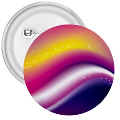 Rainbow Space Red Pink Purple Blue Yellow White Star 3  Buttons by Mariart