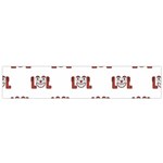 Lol Emoji Graphic Pattern Flano Scarf (Small)  Front