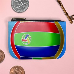 Balloon Volleyball Ball Sport Mini Coin Purses by Nexatart