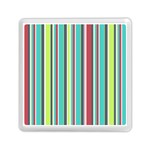 Colorful Striped Background. Memory Card Reader (Square)  Front