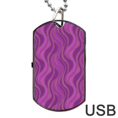 Pattern Dog Tag Usb Flash (two Sides) by Valentinaart