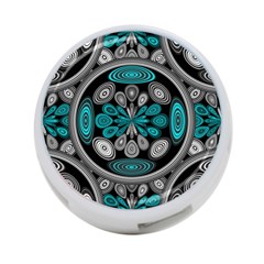 Geometric Arabesque 4-port Usb Hub (two Sides)  by linceazul