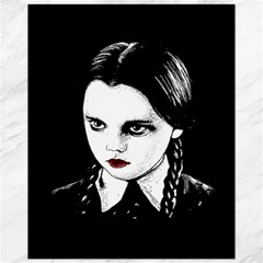 Wednesday Addams Canvas 11  X 14   by Valentinaart
