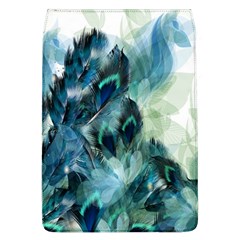 Flowers And Feathers Background Design Flap Covers (l)  by TastefulDesigns
