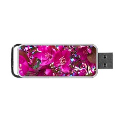 Pretty In Fuchsia 2 Portable Usb Flash (two Sides) by dawnsiegler