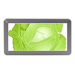 Cabbage Leaf Vegetable Green Memory Card Reader (mini) by Mariart