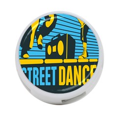 Street Dance R&b Music 4-port Usb Hub (one Side) by Mariart