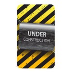 Under Construction Sign Iron Line Black Yellow Cross Memory Card Reader Front