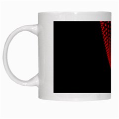 Normal Field Of An Elliptic Paraboloid Red White Mugs by Mariart