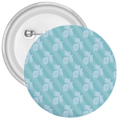 Christmas Day Ribbon Blue 3  Buttons by Mariart