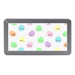 Egg Easter Smile Face Cute Babby Kids Dot Polka Rainbow Memory Card Reader (mini) by Mariart