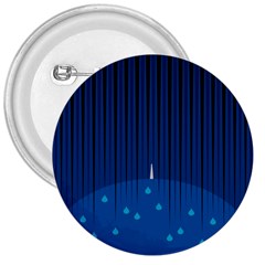Rain Blue Sky Water Black Line 3  Buttons by Mariart