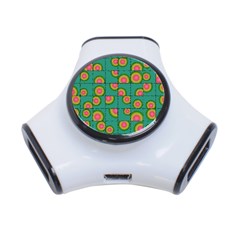 Tiled Circular Gradients 3-port Usb Hub by linceazul