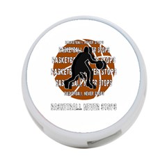 Basketball Never Stops 4-port Usb Hub (one Side) by Valentinaart