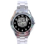 Basketball never stops Stainless Steel Analogue Watch Front