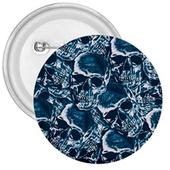 Skull Pattern 3  Buttons by ValentinaDesign