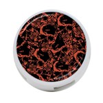 Skull pattern 4-Port USB Hub (One Side) Front