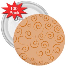 Pattern 3  Buttons (100 Pack)  by ValentinaDesign