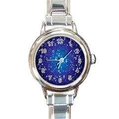 Astrology Illness Prediction Zodiac Star Round Italian Charm Watch by Mariart