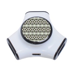Abstract Camouflage 3-port Usb Hub by dflcprints