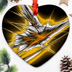 Big Bang Heart Ornament (two Sides) by ValentinaDesign