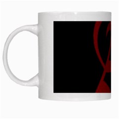The Scarlet Letter White Mugs by Valentinaart