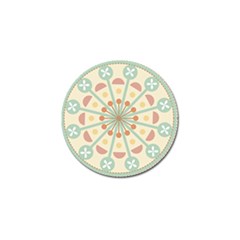 Blue Circle Ornaments Golf Ball Marker (4 Pack) by Nexatart